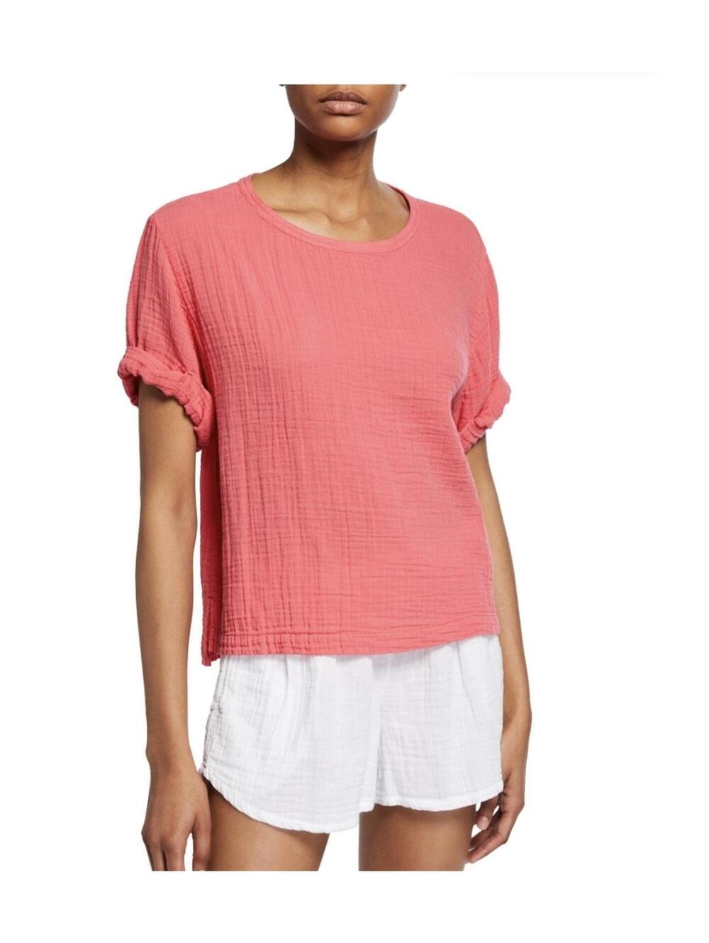 Xirena orange cotton top size medium